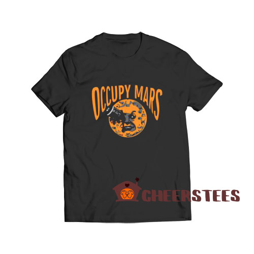 Occupy Mars Retro T-Shirt