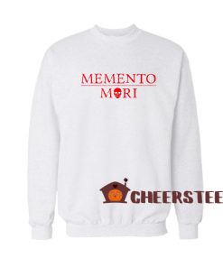 Red Memento Mori Sweatshirt