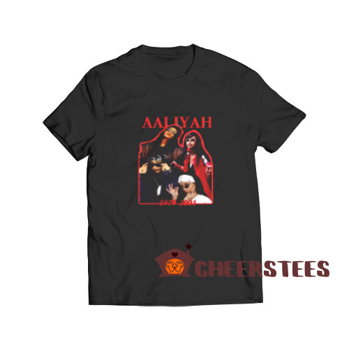 Aaliyah 1979 2001 T-Shirt Memory S-3XL