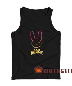 Bad Bunny Logo Tank Top Funny Rabbit Size S - 2XL