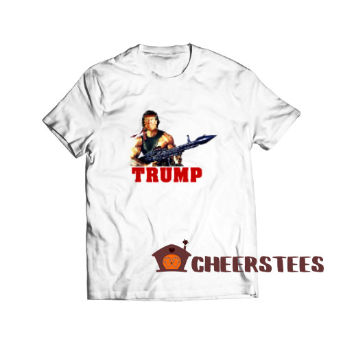 Donald Trump Rambo T-Shirt Trump 2020 Size S - 3XL