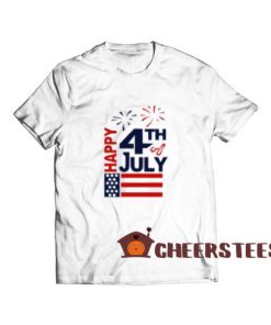 Happy 4th Of July T-Shirt Independence Day S-3XL