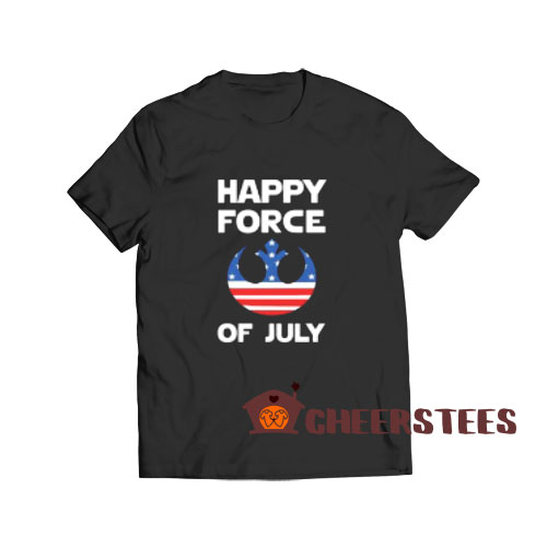 Happy Force Star Wars T-Shirt Of July S-3XL