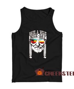 Have A Willie Nice Day Tank Top Willie Nelson Size S - 2XL