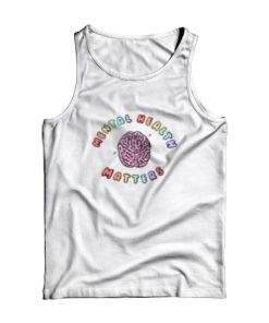 Mental Health Matters Tank Top Brain Rainbow Size S - 2XL