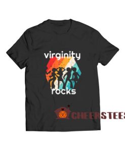 Retro Virginity Rocks T-Shirt Hot Vintage Size S - 3XL