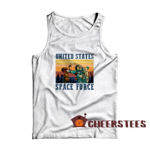 United States Space Force Tank Top Vintage Size S-2XL