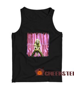 Britney Spears Yellow And Pink Tank Top Size S-2XL
