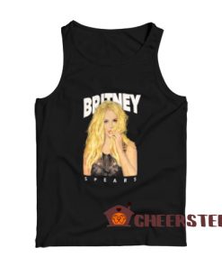 Britney Spears Yellow Tank Top For Women And Men Size S-2XL