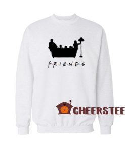 Friends Couch Silhouette Sweatshirt Friends TV Show Size S-3XL