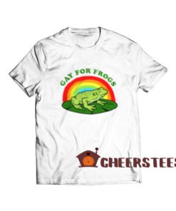Gay For Frogs T-Shirt Funny LGBT Size S-3XL