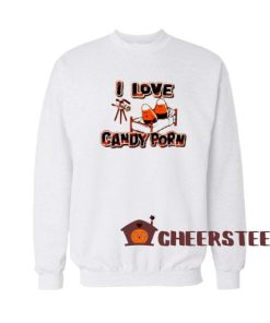 I Love Candy Porn Sweatshirt Halloween Size S-3XL