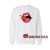 Red Lips Cherry Sweatshirt For Men And Women Size S-3XL