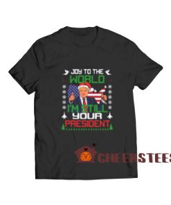 Trump Joy To The World T-Shirt Christmas Xmas S-3XL
