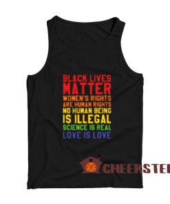 BLM Love Is Love Tank Top For Men And Women For Unisex