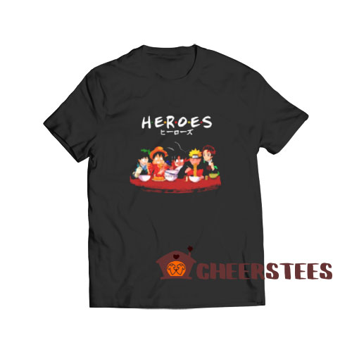 Heroes Friends Naruto T-Shirt For Men And Women
