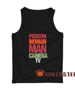 Person Woman Man Camera TV Tank Top Vintage Size S-2XL
