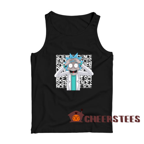 Rick and Morty Science Tank Top Rick Sanchez for Unisex