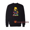 Trippy Bart Simpsons Sweatshirt For Men And Women For Unisex