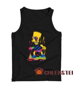 Trippy Bart Simpsons Tank Top For Men And Women for Unisex
