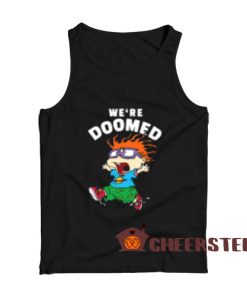 We're Doomed Rugrats Chuckie Tank Top Nickelodeon Size S-2XL
