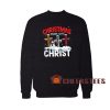 Christmas Begins Christ Sweatshirt Xmas Top For Unisex