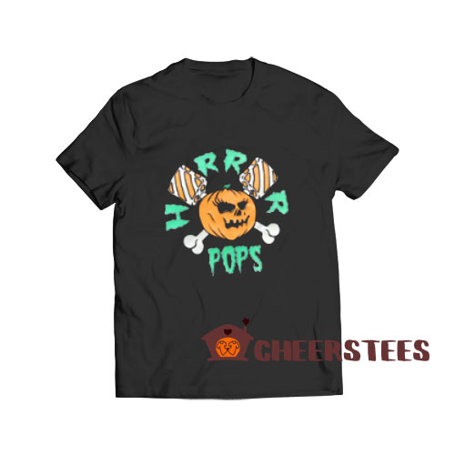 Horror Pops Halloween T-Shirt Pumpkin Death