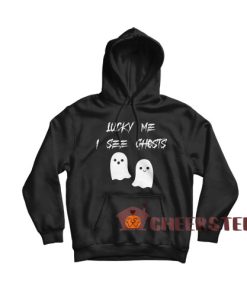I See Ghosts Boo Hoodie Halloween For Unisex