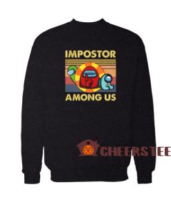 Impostor Among Us Sweatshirt Vintage For Unisex