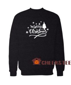 Merry Christmas Tree Sweatshirt Happy Holiday For Unisex