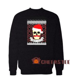 Santa Skull Christmas Sweatshirt Merry Christmas Gift For Unisex