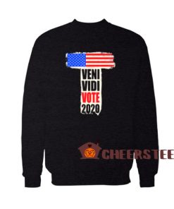 Veni Vidi Vote 2020 Sweatshirt American Flag For Unisex