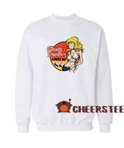 Cherry Poptart Larry Welz Sweatshirt Loves Ya For Unisex