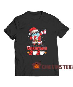Christmas 2020 Toilet Paper T-Shirt Santa Claus Wear Mask Quarantine Size S-3XL