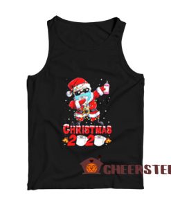 Christmas 2020 Toilet Paper Tank Top Santa Claus Wear Mask Quarantine Size S-2XL