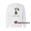Grinch Hand Holding Sweatshirt Mistlestoned Christmas For Unisex