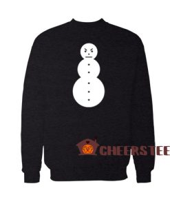 Jeezy Angry Snowman Sweatshirt Christmas Size S-3XL