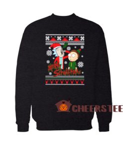 Merry Schwiftmas Christmas Sweatshirt Rick and Morty For Unisex