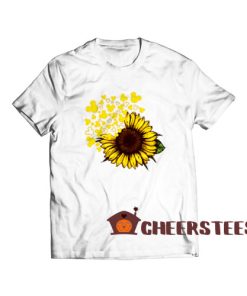 Mickey Head Sunflower T-Shirt Cute Disney