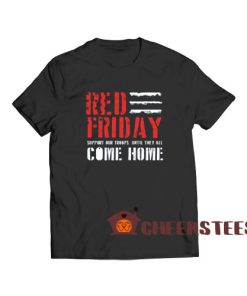 Red Friday Support T-Shirt Military Red Friday Size S-3XL