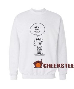 Calvin-and-Hobbes-Stupid-World-Sweatshirt