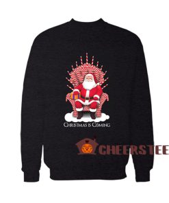 Santa-Candy-Cane-Throne-Sweatshirt