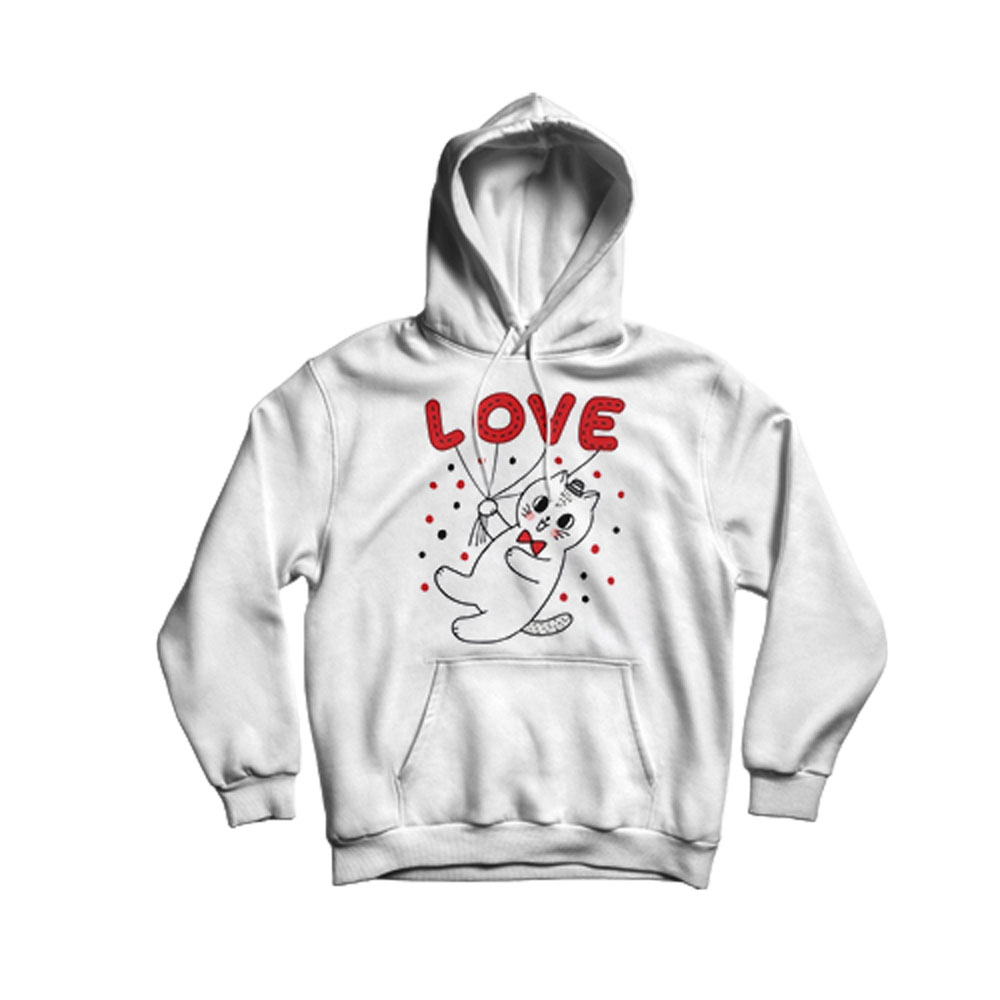 Buy Now! Cat Valentine Day Hoodie Available Size S-3XL