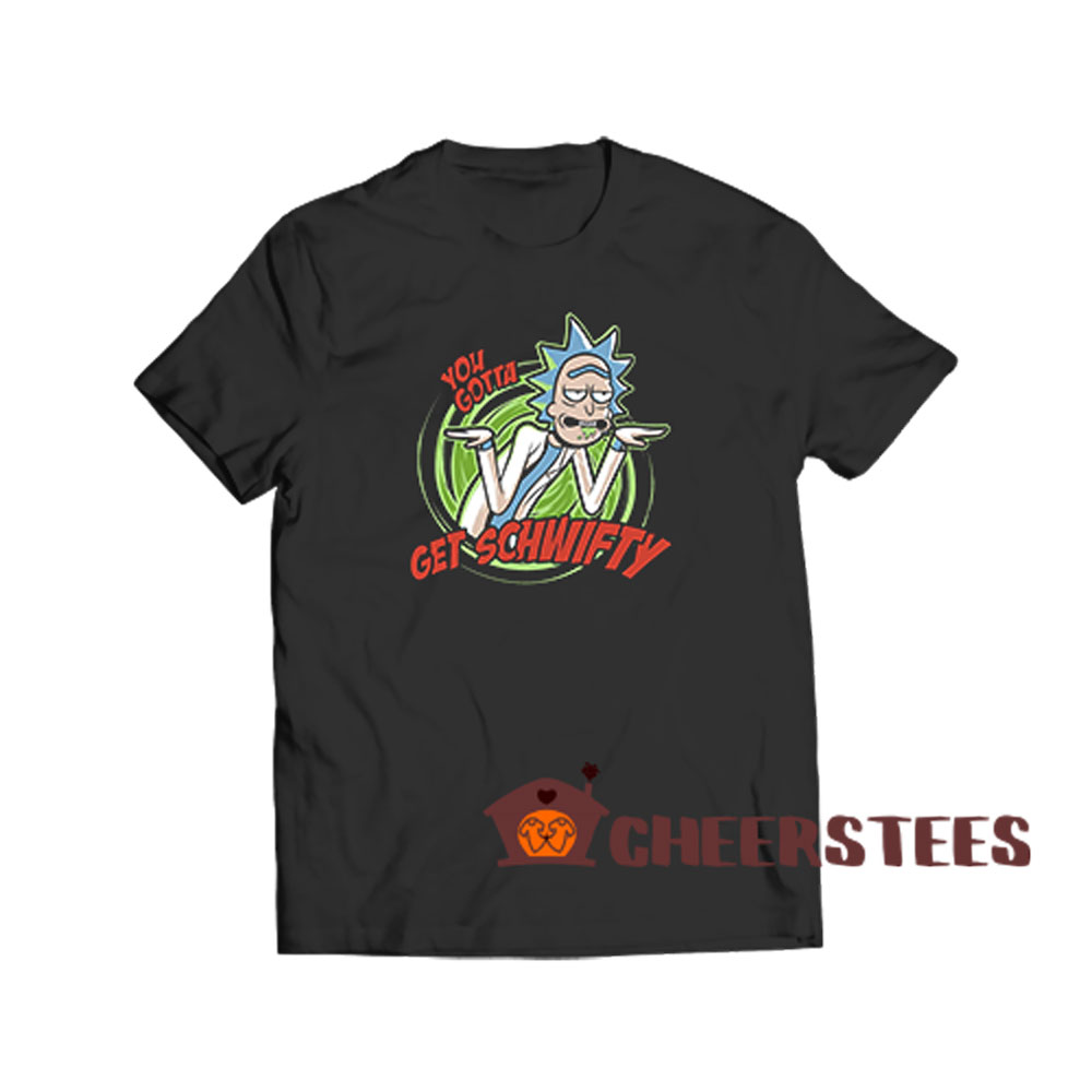 Maglietta Uomo Adischwifty - Stampa Rick And Morty (Mr. Meeseeks, Rick, Morty, Sanchez) - Nero, Taglia Small - Cotone Morbido Certificato