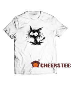 Black-Unkempt-Kitten-T-Shirt