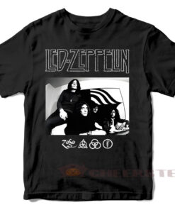 Led Zeppelin Icon Logo Photo T-Shirt